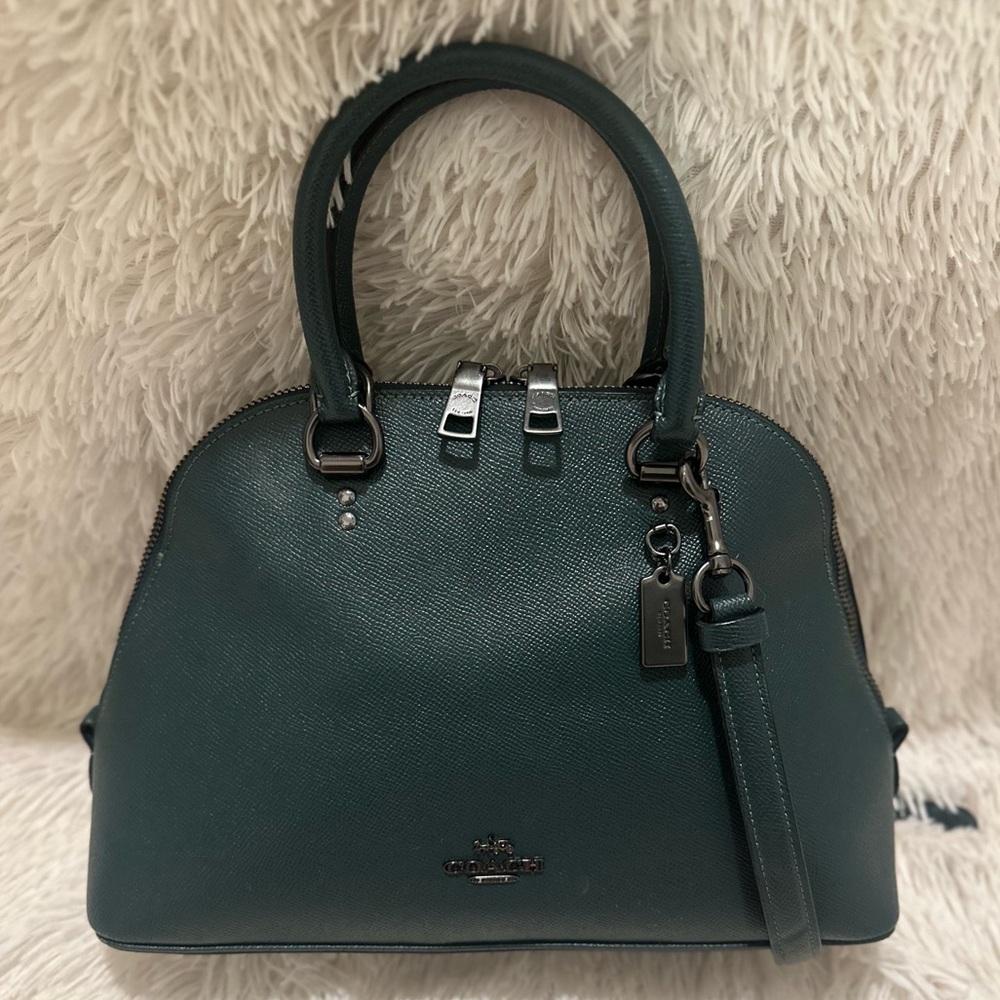 Coach Green Satchel Bag